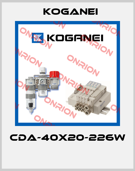 CDA-40X20-226W  Koganei