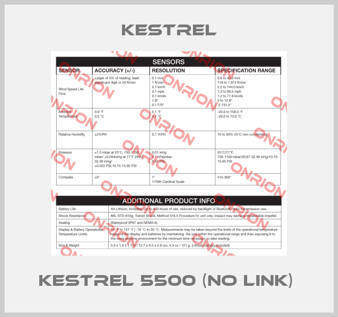 Kestrel 5500 (no link) -big