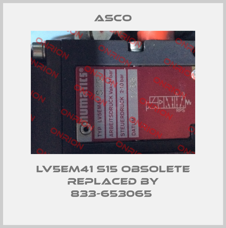 LV5EM41 S15 obsolete replaced by 833-653065 -big