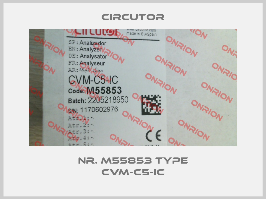 Nr. M55853 Type CVM-C5-IC-big