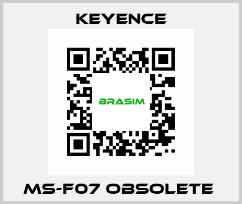 MS-F07 Obsolete  Keyence