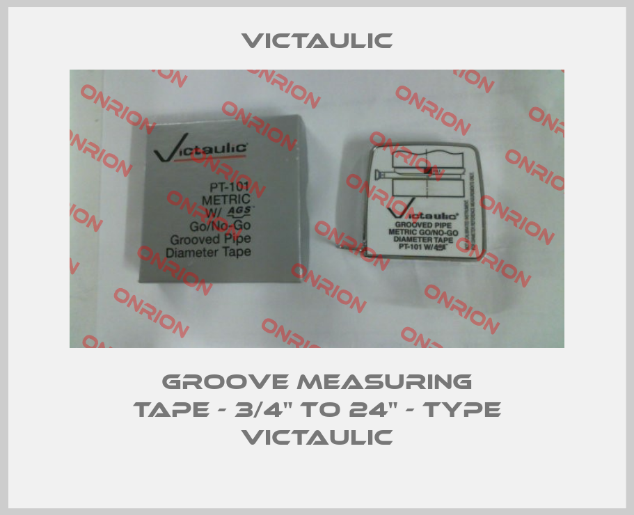 Groove measuring tape - 3/4" to 24" - type Victaulic-big