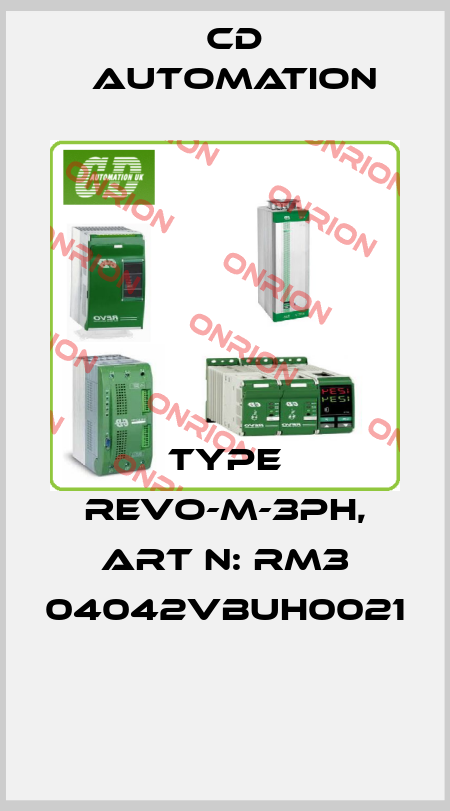 Type Revo-M-3PH, Art N: RM3 04042VBUH0021  CD AUTOMATION