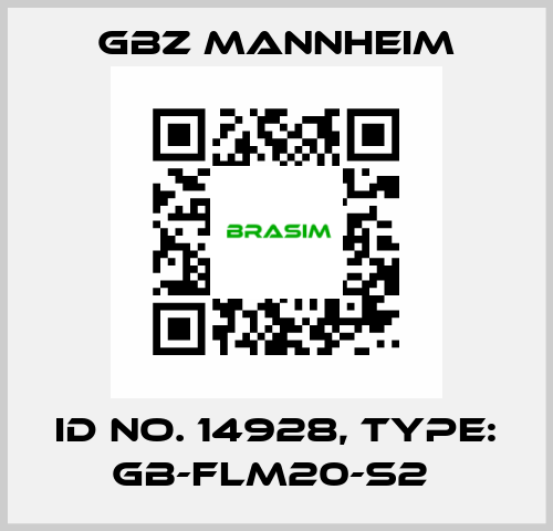 Id No. 14928, Type: GB-FLM20-S2  GBZ MANNHEIM