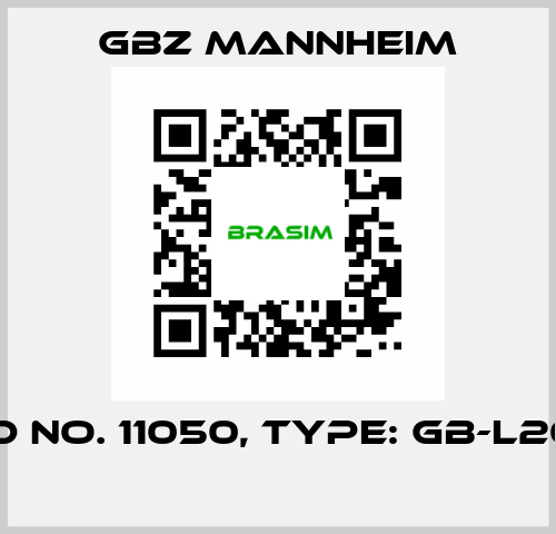 Id No. 11050, Type: GB-L20  GBZ MANNHEIM