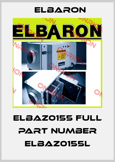 ELBAZ0155 full part number ELBAZ0155L Elbaron
