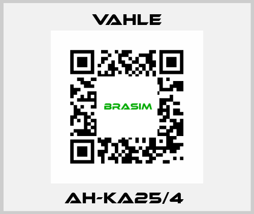 AH-KA25/4  Vahle