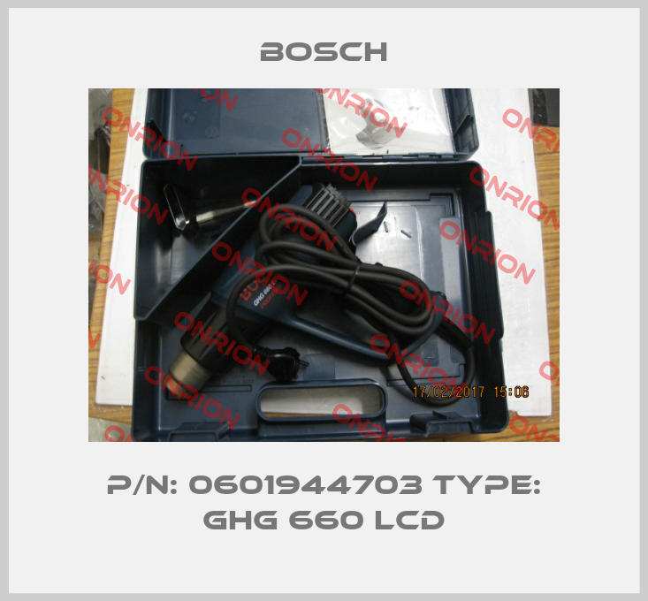 P/N: 0601944703 Type: GHG 660 LCD-big