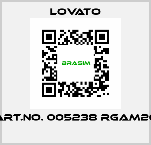 ART.NO. 005238 RGAM20  Lovato