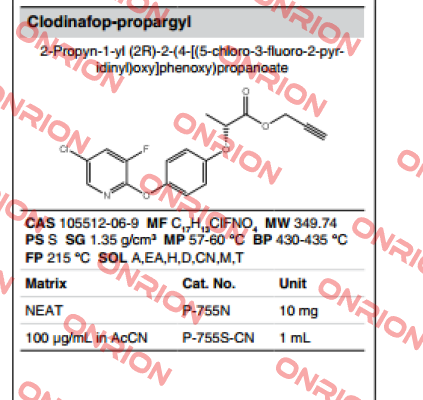 P-755N (chemical) 10 mg -big