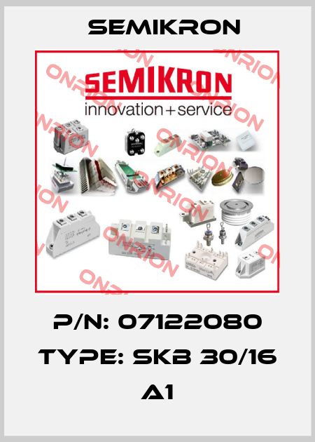P/N: 07122080 Type: SKB 30/16 A1 Semikron
