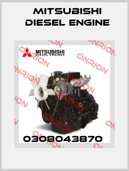 0308043870  Mitsubishi Diesel Engine