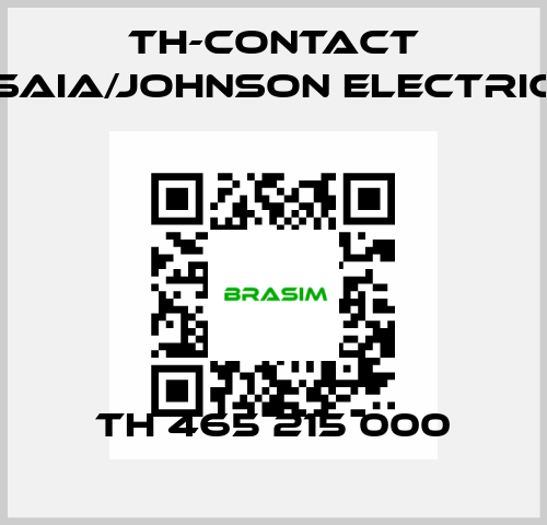 TH 465 215 000 TH-Contact (Saia/Johnson Electric)