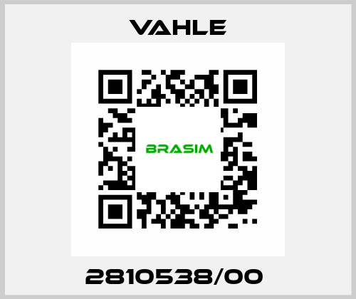 2810538/00  Vahle