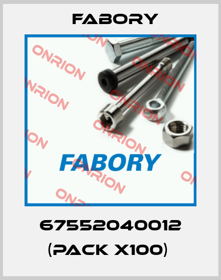 67552040012 (pack x100)  Fabory