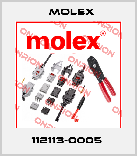112113-0005  Molex
