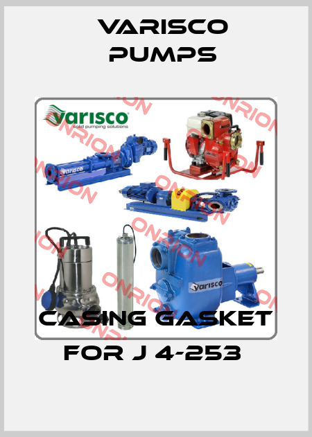 CASING GASKET for J 4-253  Varisco pumps