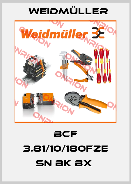 BCF 3.81/10/180FZE SN BK BX  Weidmüller