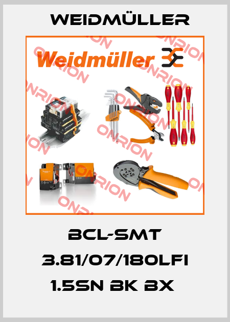 BCL-SMT 3.81/07/180LFI 1.5SN BK BX  Weidmüller