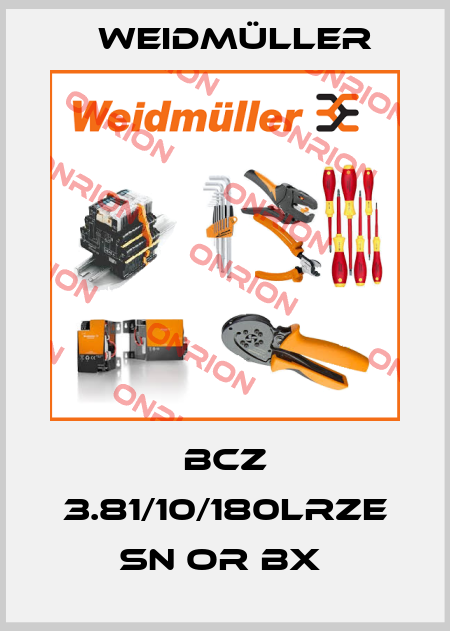 BCZ 3.81/10/180LRZE SN OR BX  Weidmüller