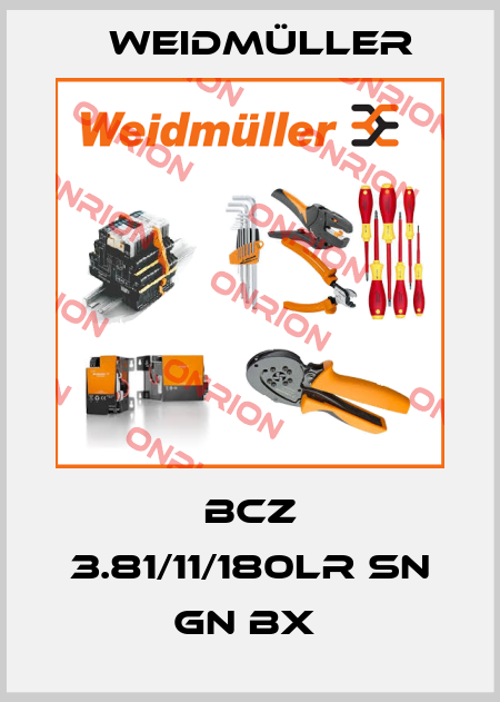 BCZ 3.81/11/180LR SN GN BX  Weidmüller