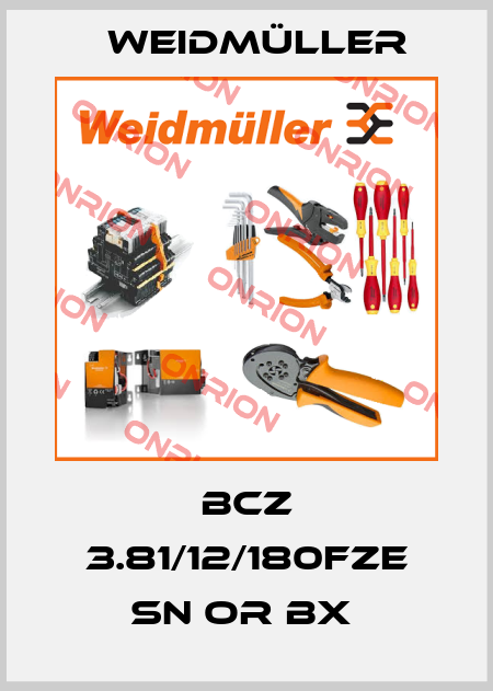 BCZ 3.81/12/180FZE SN OR BX  Weidmüller