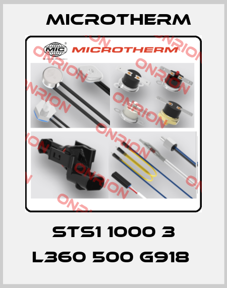 STS1 1000 3 L360 500 G918  Microtherm