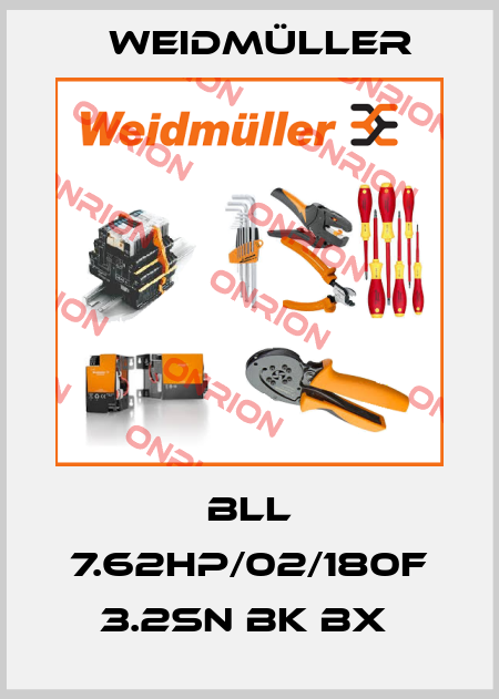 BLL 7.62HP/02/180F 3.2SN BK BX  Weidmüller