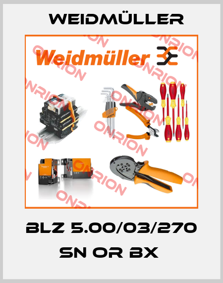 BLZ 5.00/03/270 SN OR BX  Weidmüller