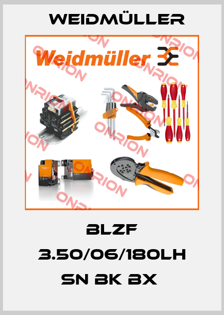 BLZF 3.50/06/180LH SN BK BX  Weidmüller