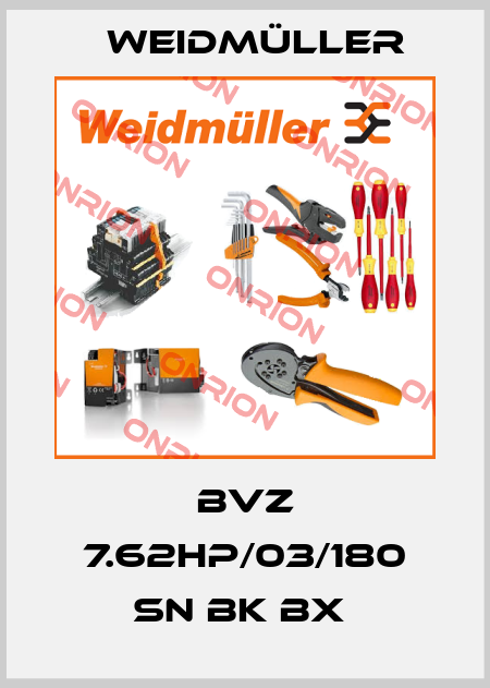 BVZ 7.62HP/03/180 SN BK BX  Weidmüller