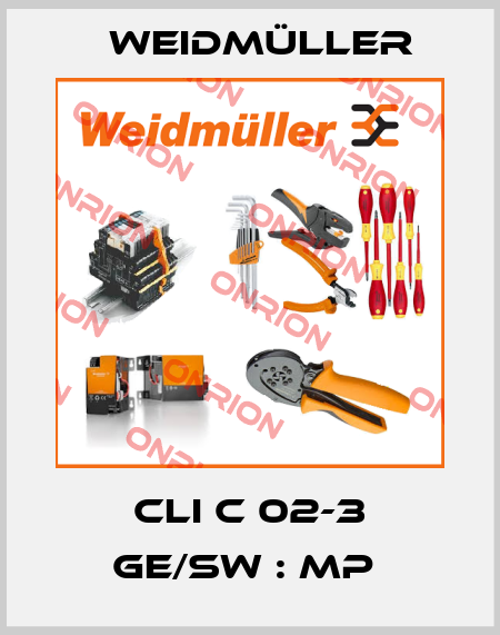 CLI C 02-3 GE/SW : MP  Weidmüller