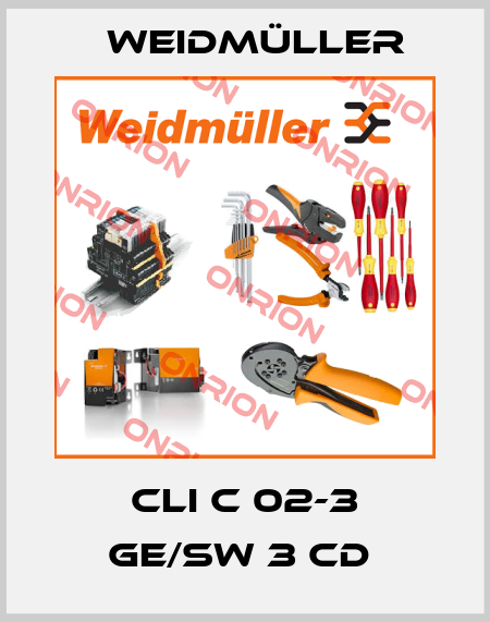 CLI C 02-3 GE/SW 3 CD  Weidmüller