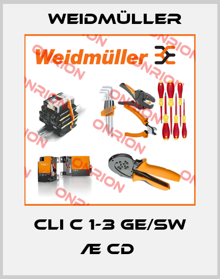CLI C 1-3 GE/SW Æ CD  Weidmüller