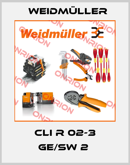 CLI R 02-3 GE/SW 2  Weidmüller