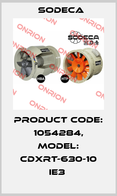 Product Code: 1054284, Model: CDXRT-630-10 IE3  Sodeca
