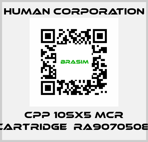 CPP 10SX5 MCR CARTRIDGE  RA9070508  Human Corporation