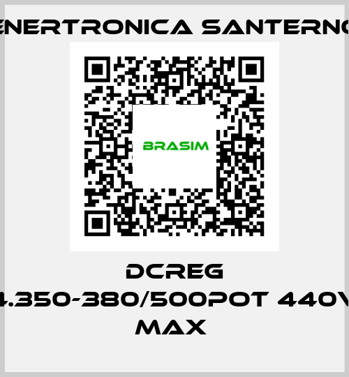 DCREG 4.350-380/500POT 440V MAX  Enertronica Santerno