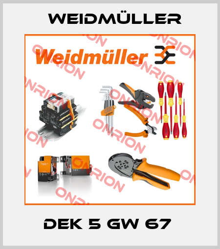 DEK 5 GW 67  Weidmüller