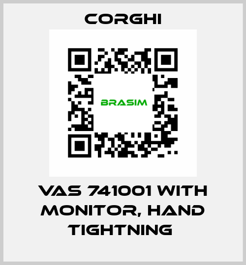 VAS 741001 with monitor, hand tightning  Corghi