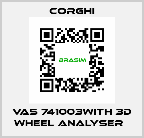 VAS 741003with 3D wheel analyser   Corghi