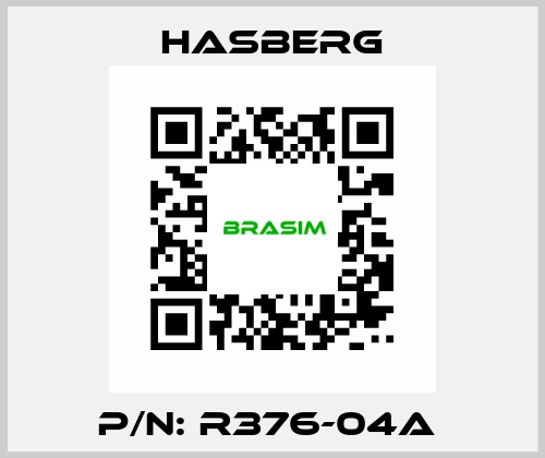 P/N: R376-04A  Hasberg