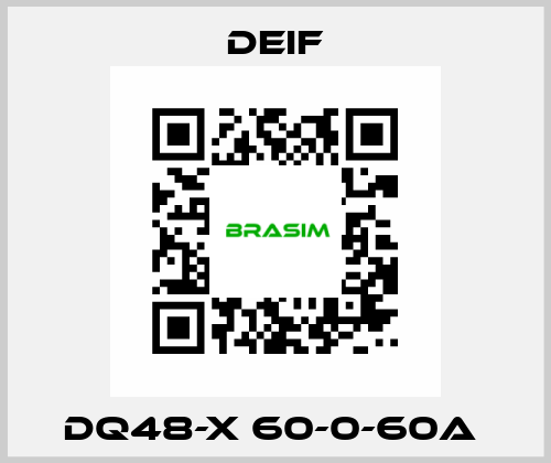 DQ48-X 60-0-60A  Deif