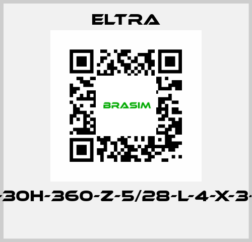 ER-30H-360-Z-5/28-L-4-X-3-PA  Eltra