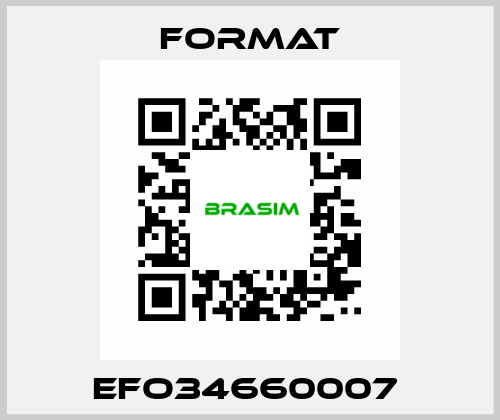 EFO34660007  Format