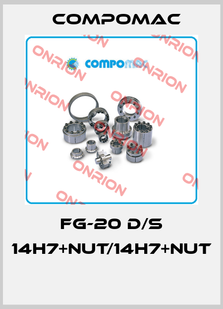 FG-20 D/S 14H7+NUT/14H7+NUT  Compomac