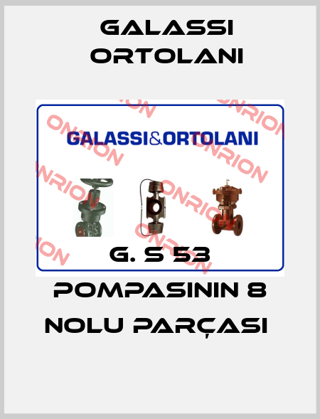G. S 53 POMPASININ 8 NOLU PARÇASI  Galassi Ortolani