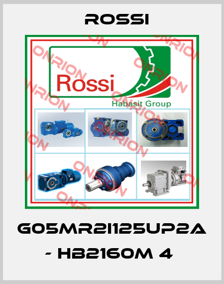 G05MR2I125UP2A - HB2160M 4  Rossi