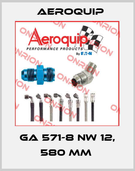 GA 571-8 NW 12, 580 MM  Aeroquip
