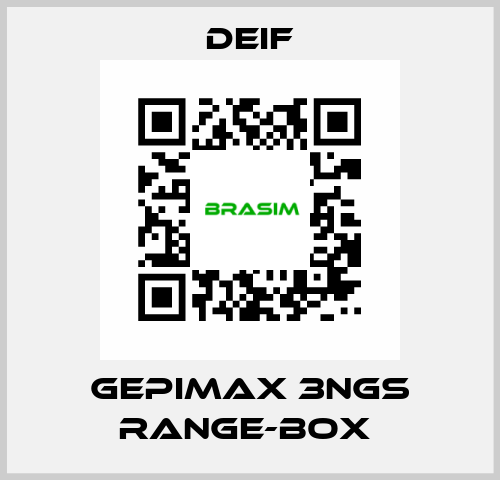 GEPIMAX 3NGS RANGE-BOX  Deif